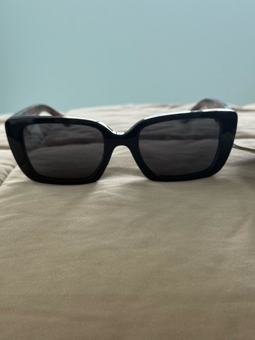 Panama Jack Classic Black Rectangular Women's Sunglasses